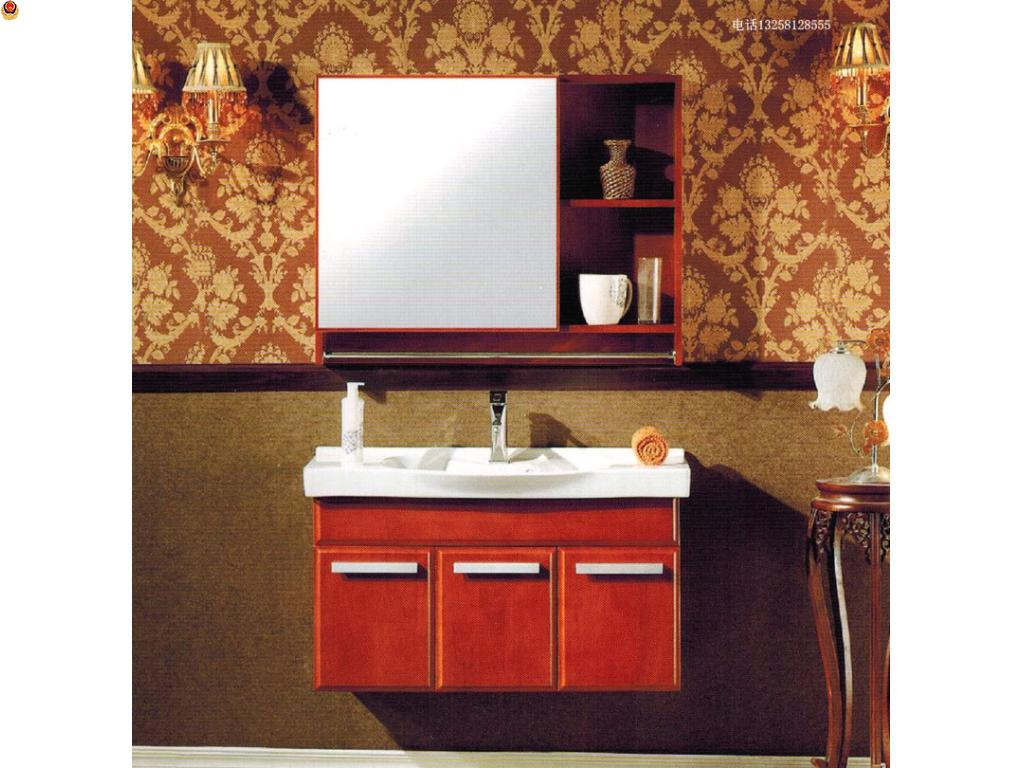 浴室柜悬挂式浴室柜吊柜组合套装大小户型卫生间洗脸盆镜柜组合套装