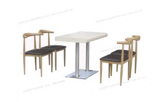 高档食堂餐桌椅汉堡店餐桌椅快餐店餐桌椅咖啡店餐桌椅