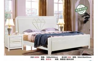 成都卧室床新中式现代简约主卧床双人床实木框架软床中式