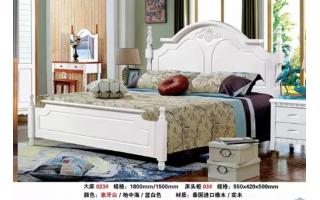 成都卧室床1.8米双人床 北欧现代简约婚床卧室套装组合家具 ...