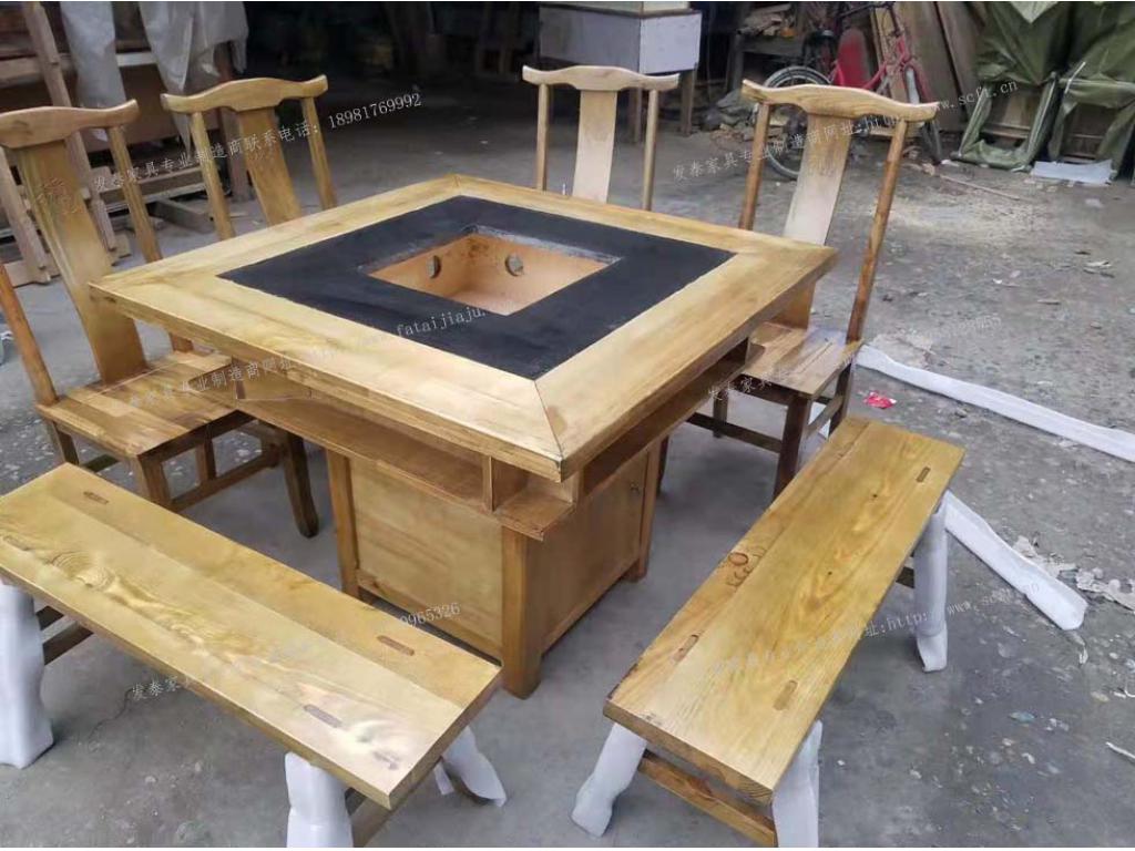 火锅桌椅柜式条凳火锅桌凳椅fthgz-085a
