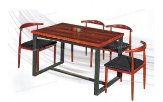 全实木餐桌椅组合北欧日式小户型饭桌家用现代简约长方形餐厅ftsmczy-013