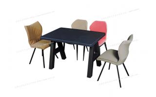 实木餐桌椅组合 原木色进口实木饭桌 北欧餐家具ftsmczy-020