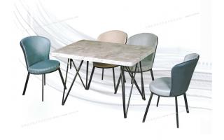 实木餐桌椅组合 原木色进口实木饭桌 北欧餐家具ftsmczy-021
