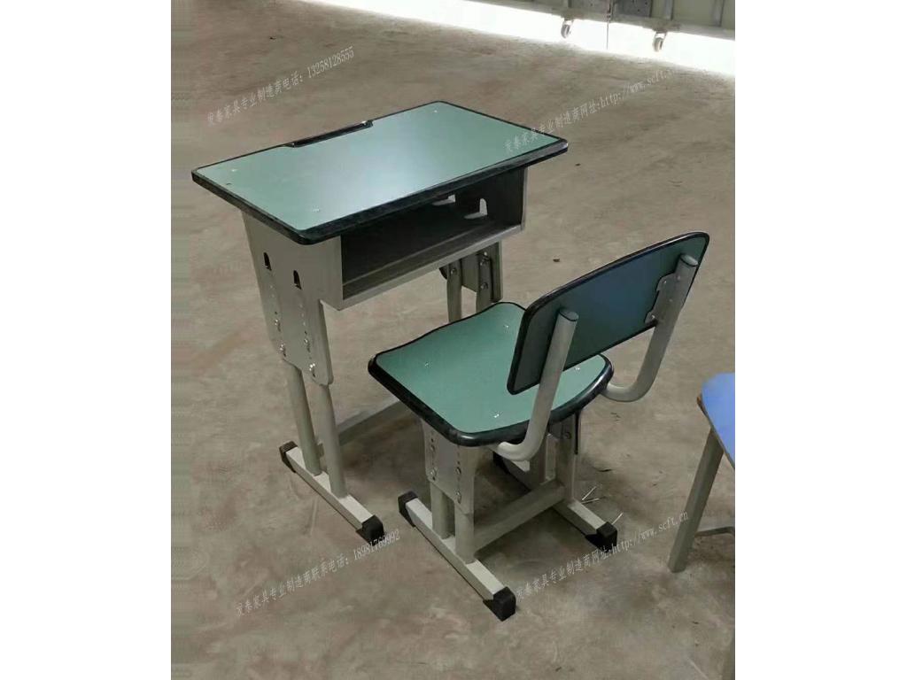 中小学生书桌培训桌辅导班课桌椅套装可升降家用写字桌学校同款单人课桌椅 ftk1-016