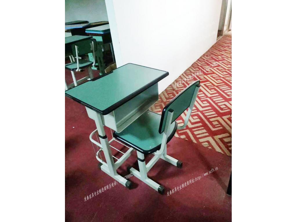 高中生小学生课桌椅学校教室辅导班家用学习桌书写字桌培训桌单人课桌椅 ftk1-017