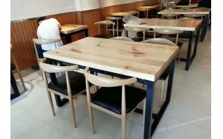 实木餐桌组合餐桌椅套装现代中式餐厅条形餐台ftsmczy-0...
